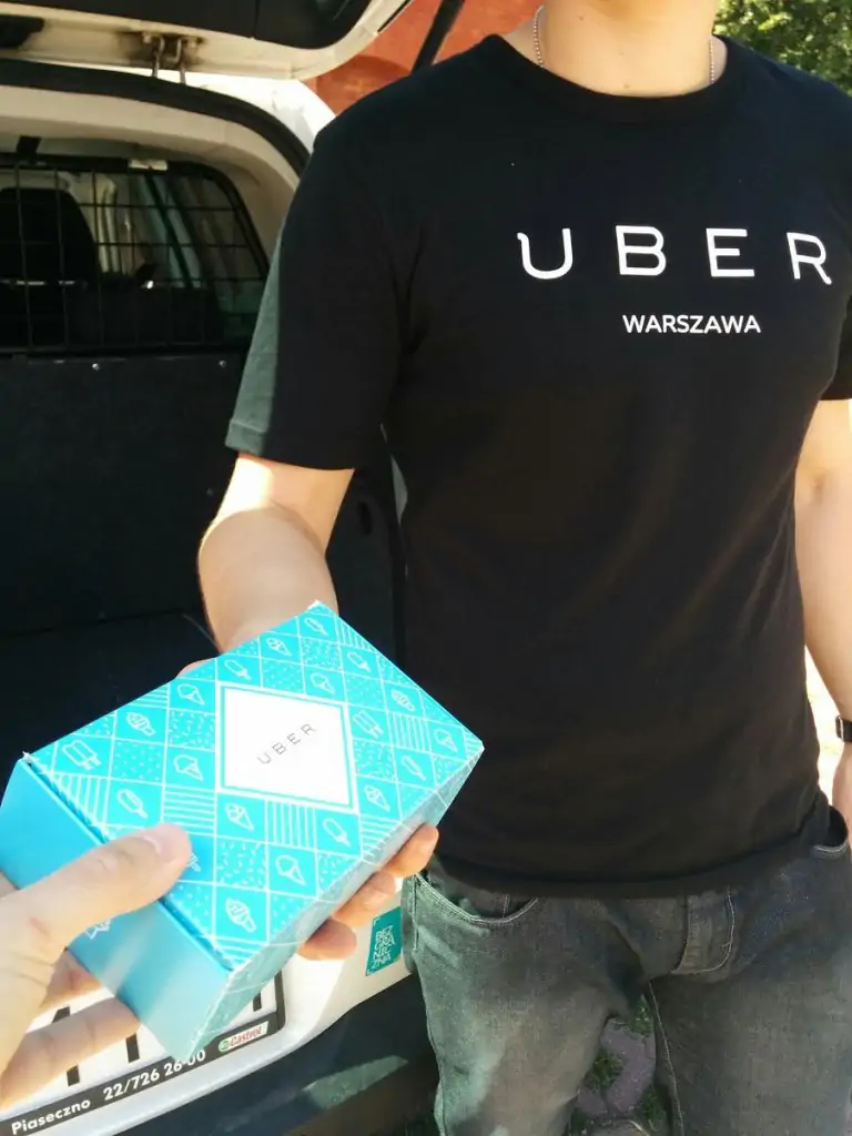 Uber dostawa