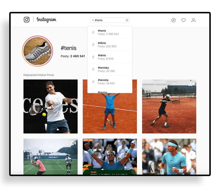 Najpopularniejsze hashtagi na Instagramie - śledzenie hashtagów za pomocą wyszukiwarki Instagrama