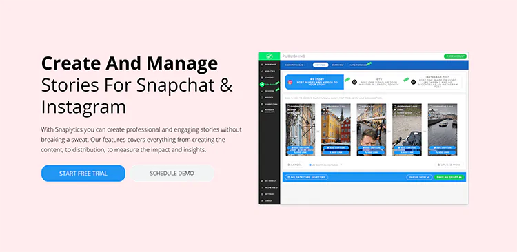 Analiza social media - narzędzie Snaplytics